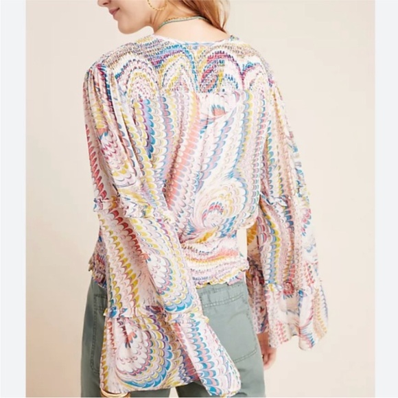 Anthropology Maeve Jessa Peasant Blouse NWT Small NWT - Picture 4 of 13